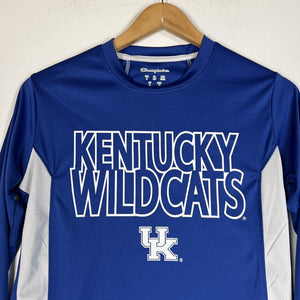 Champion Kentucky Wildcats Men’s Shirt Size Small Blue And White NCAA
