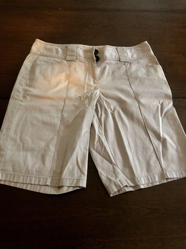 Ann Taylor Womens Khaki Short Size 6