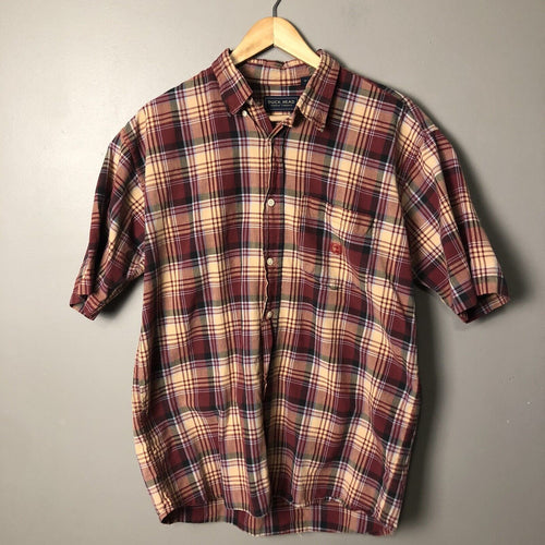 Duck Head Mens Shirt Size Large Multicolor Button Up Short Sleeve