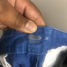 Load image into Gallery viewer, Old Navy Men’s Chino Shorts Size 38 Blue Casual Cotton