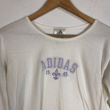 Load image into Gallery viewer, Adidas Long Sleeve T Shirt Junior Girls Large Color White