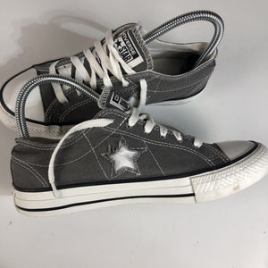 Converse Chuck Taylor “One Star” Gray/White Slip-On Comfy Shoes Women’s Sz 6.5