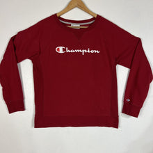 Load image into Gallery viewer, Champion Women’s Sweatshirt Size M Red (Pre-Owned) Pullover