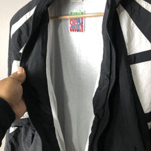 Load image into Gallery viewer, Diadora Women’s Full Zip Soccer Jacket Size Large Black &amp; White