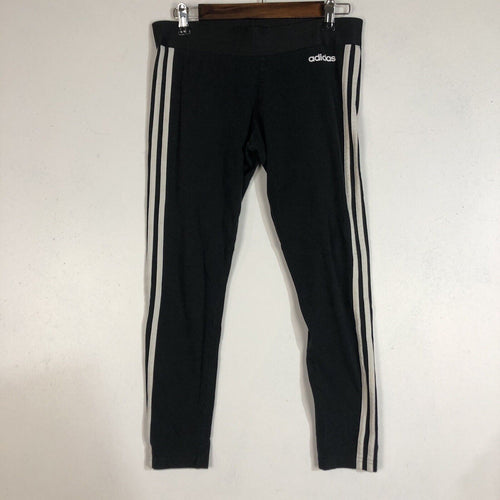 Adidas Warm Up Pants Womn’s Size Mesium Color Black And White Lightweight