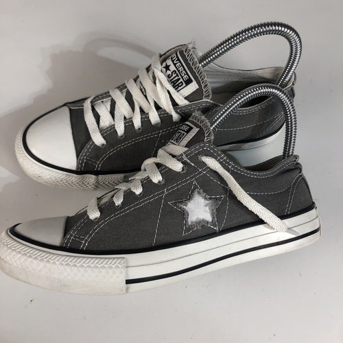 Converse Chuck Taylor “One Star” Gray/White Slip-On Comfy Shoes Women’s Sz 6.5