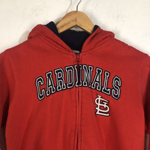 Load image into Gallery viewer, Adidas St. Louis Cardinals Full Zip Hoodie Youth Size Medium (10/12) Heavyweight