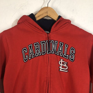 Adidas St. Louis Cardinals Full Zip Hoodie Youth Size Medium (10/12) Heavyweight