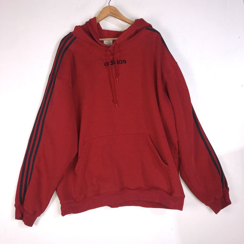 Adidas Hoodie Mens Size XXL Color Red