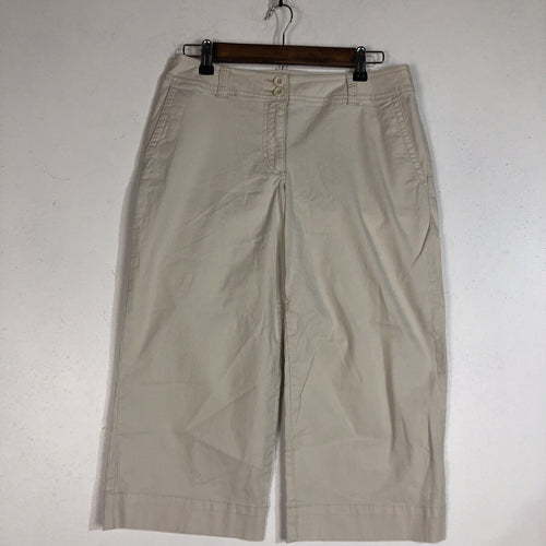 Chico Capri Pants Women’s Size 5 Color Ivory (Cropped)