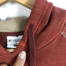 Load image into Gallery viewer, Columbia Mens Hoodie Size M Red Heavyweight PreOwned