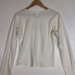 Adidas Long Sleeve T Shirt Junior Girls Large Color White