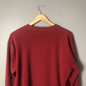 Eddie Bauer Men’s Pullover Sweater Sixe XL Red Long Sleeve