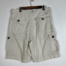 Load image into Gallery viewer, American Eagle Classic Length Mens Cargo Shorts Size 32 Khaki PreOwned