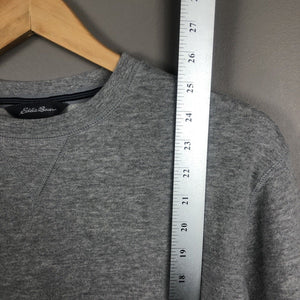 Eddie Bauer Men’s Sweatshirt Size Small Gray Long Sleeve Pullover