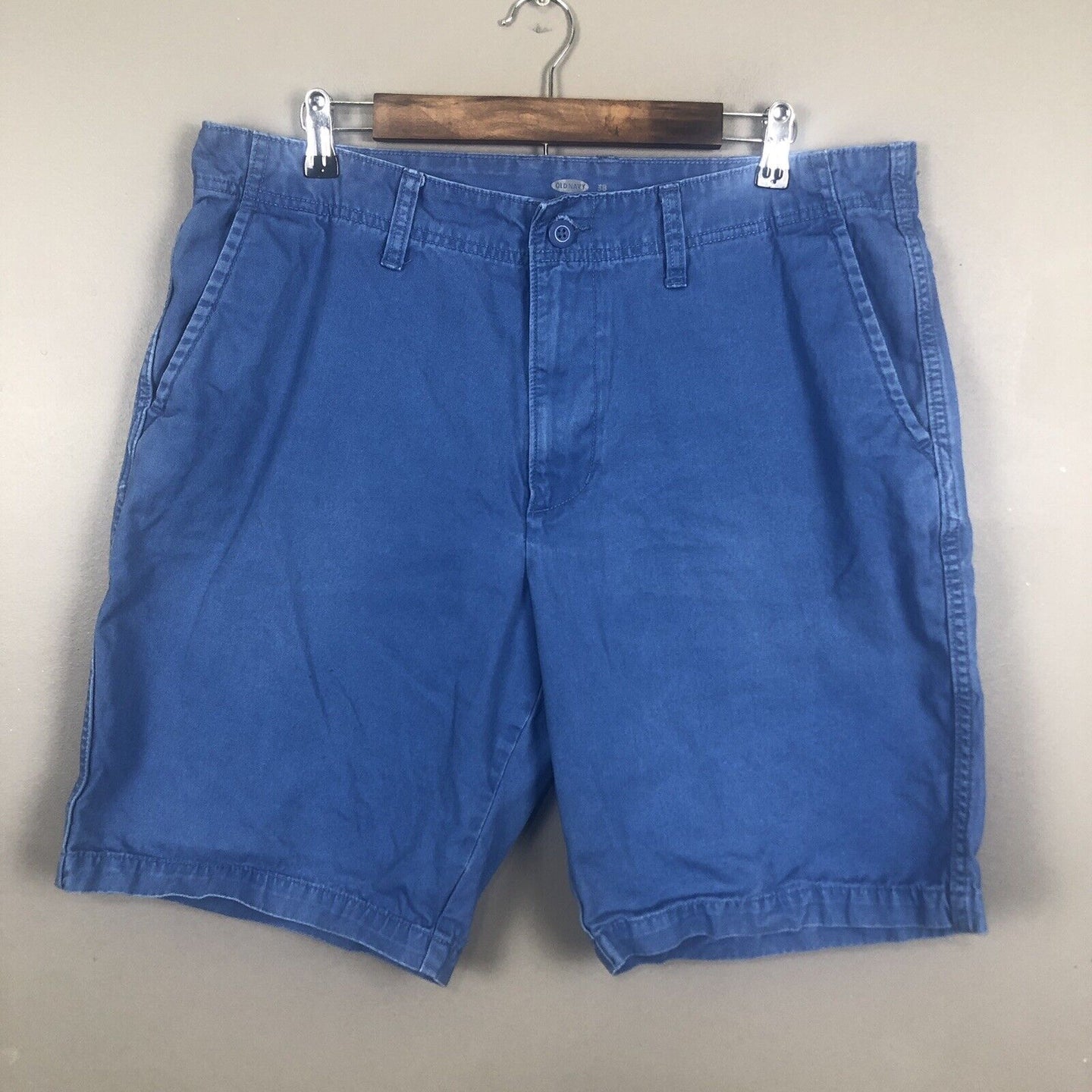 Old Navy Men’s Chino Shorts Size 38 Blue Casual Cotton