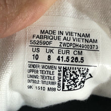 Load image into Gallery viewer, Converse All Star Women’s Size 10 (Double Tongue) 552590F