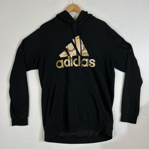 Adidas Hoodie Men’s Size Large (LT) Color Black (Camo Logo) Long Sleeve