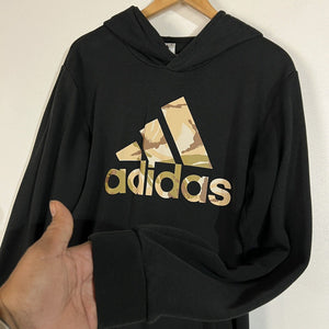 Adidas Hoodie Men’s Size Large (LT) Color Black (Camo Logo) Long Sleeve