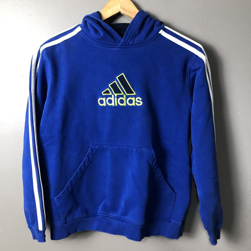 Adidas Pullover Hoodie Youth Medium Blue Long Sleeve