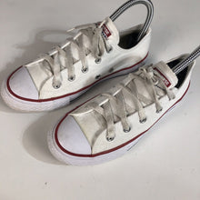 Load image into Gallery viewer, Converse Sneakers Youth Size 3 Color White Canvas Shoes