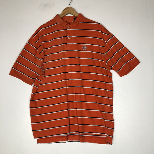 Crable Sportswear Illinois Polo Shirt Mens Size XL Color Orange (Pre-Owned)