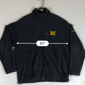 Columbia Men’s Mizzou Jacket Size XL Black Full Zip (Pre-Owned)