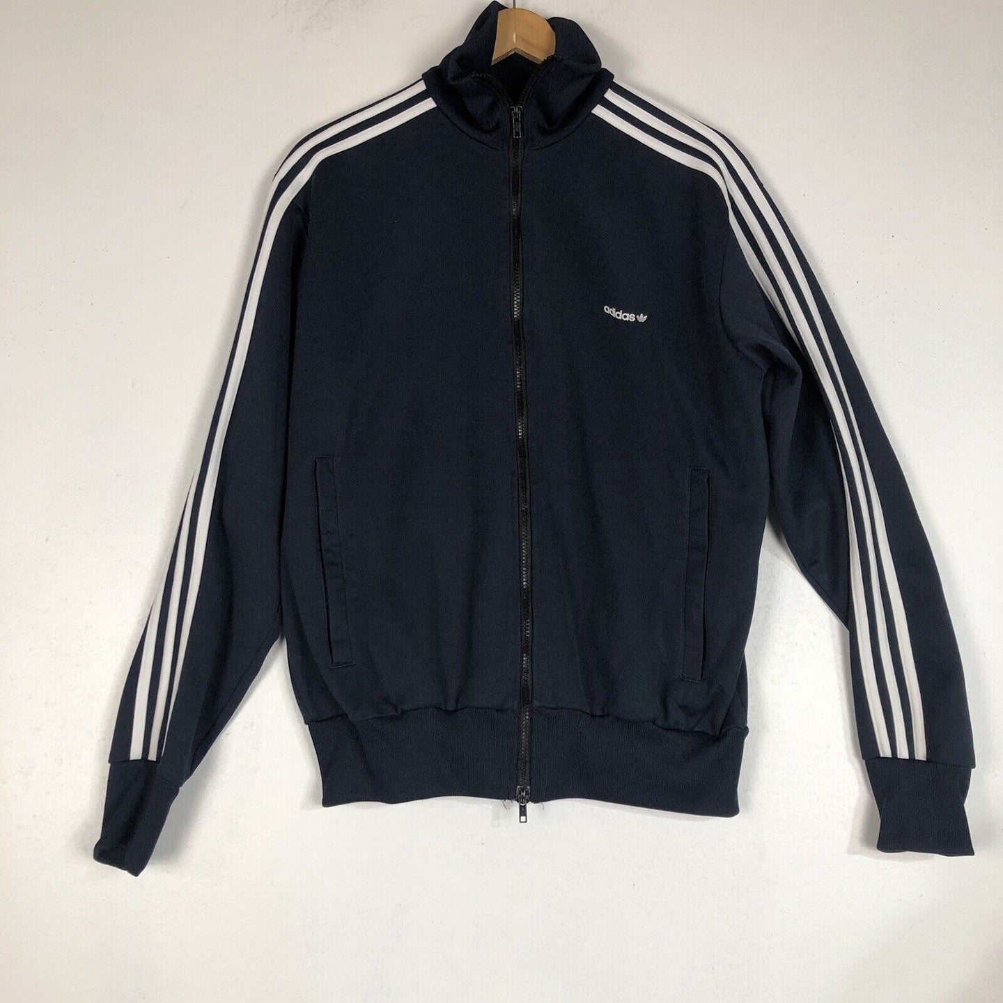 Adidas Mens Jacket Large Blue Zip PreOwned