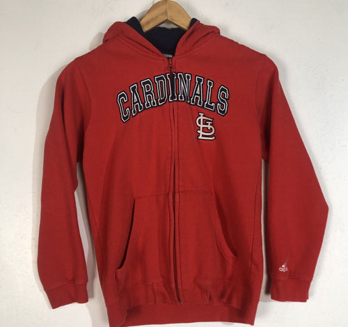Adidas St. Louis Cardinals Full Zip Hoodie Youth Size Medium (10/12) Heavyweight