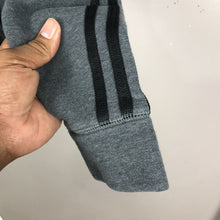 Load image into Gallery viewer, Adidas Full Zip Hoodie Men’s Small Gray And Black Long Sleeve