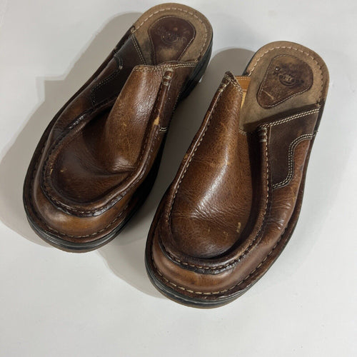 Dr Martens Leather Clogs Men’s Size 11 Color Brown Slip On