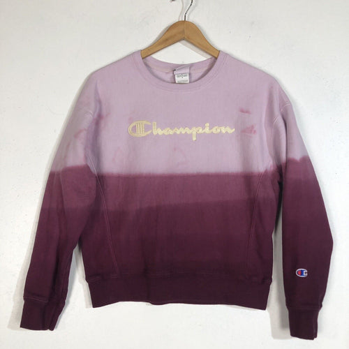 Champion Tye Dye Sweatshirt Women’s Size Medium Multicolor Long Sleeve