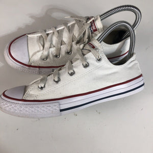 Converse Sneakers Youth Size 3 Color White Canvas Shoes