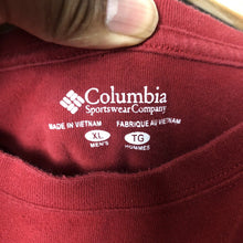 Load image into Gallery viewer, Columbia Mens T-shirt Size XL Maroon Short Sleeve Pullover