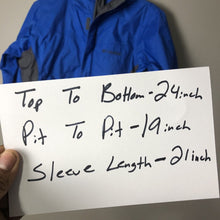 Load image into Gallery viewer, Columbia Youth Full Zip Jacket Size Medium 14/16 Blue And Gray Long Sleeve