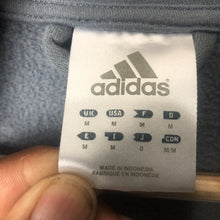 Load image into Gallery viewer, Adidas Men’s Full Zip Hoodie Size Medium Gray Athletic