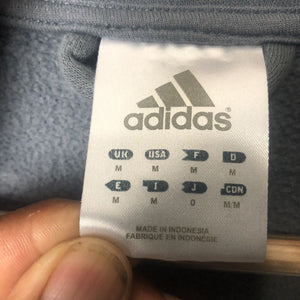 Adidas Men’s Full Zip Hoodie Size Medium Gray Athletic