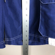 Load image into Gallery viewer, Chaps Men’s Swim Trunks Size Large Blue And White