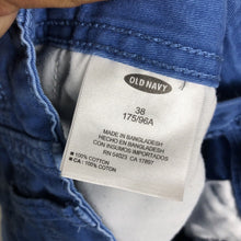 Load image into Gallery viewer, Old Navy Men’s Chino Shorts Size 38 Blue Casual Cotton