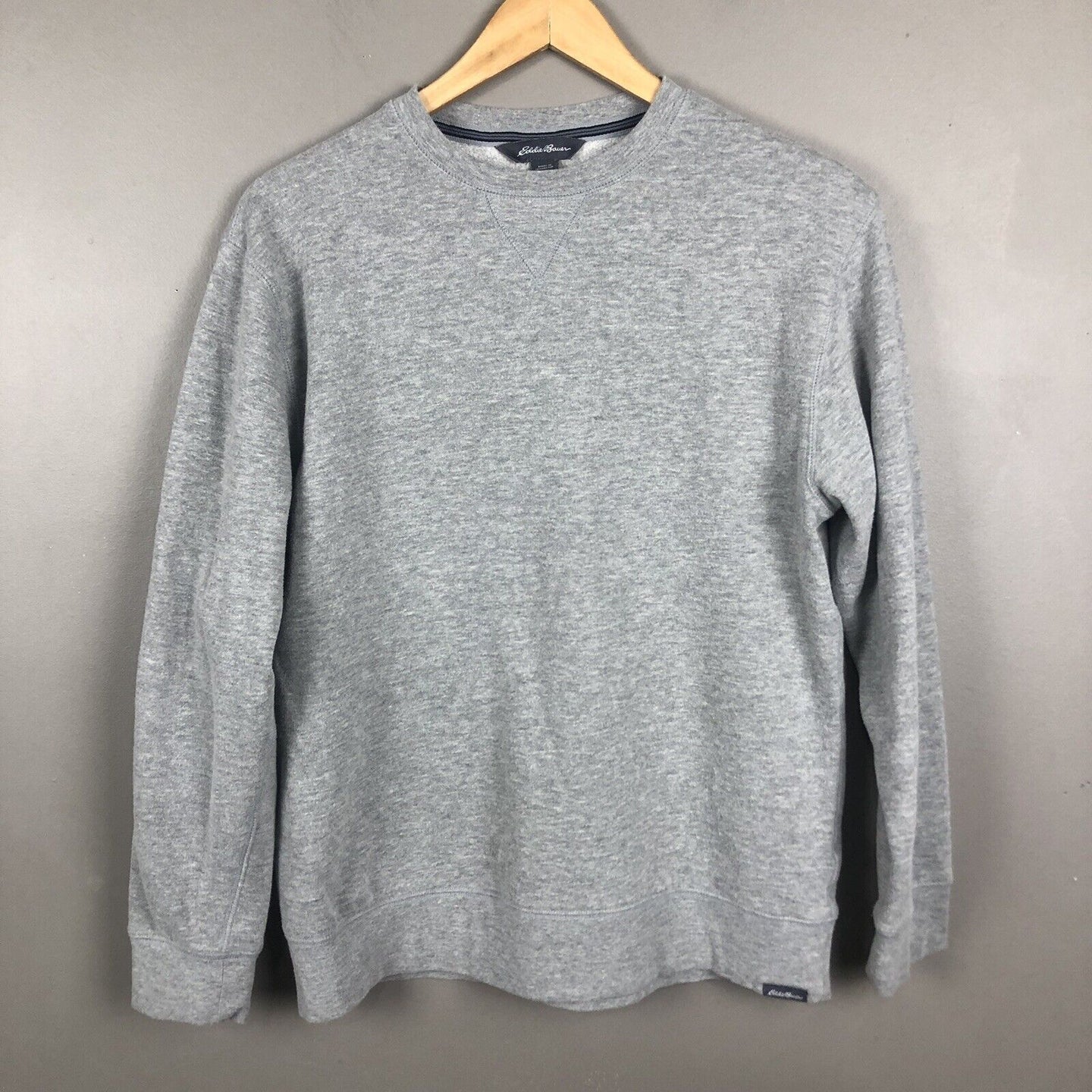 Eddie Bauer Men’s Sweatshirt Size Small Gray Long Sleeve Pullover