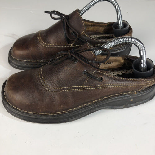 Born Slip On Leather Clogs Women’s Size 9 Color Brown
