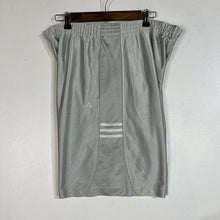 Load image into Gallery viewer, Adidas Mens Basketball Shorts Medium Drawstring Gray Pre Owned