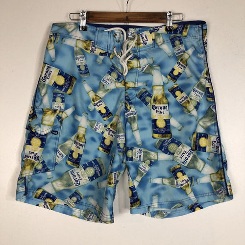 Corona Men’s Swim Trunks Size 34 Multicolor (Pre-Owned) No Lining