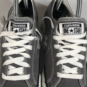 Converse Chuck Taylor “One Star” Gray/White Slip-On Comfy Shoes Women’s Sz 6.5