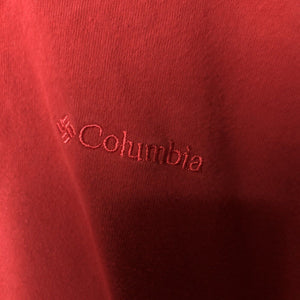 Columbia Mens T-shirt Size XL Maroon Short Sleeve Pullover