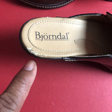Load image into Gallery viewer, Bjorndal Womens Leather Shoes Clogs Brown Pluto 8.5M (0703)