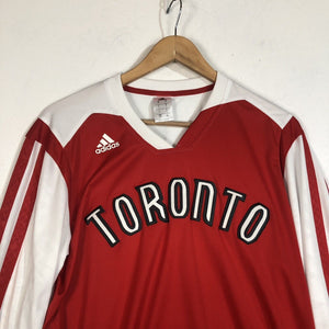 Adidas Toronto Long Sleeve Shooter Jersey Men’s Size Large Lightweight