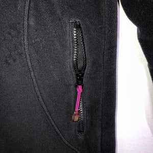 Adidas Fleece Jacket Womens Size Large Color Black