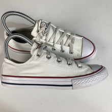 Load image into Gallery viewer, Converse Sneakers Youth Size 3 Color White Canvas Shoes