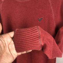 Load image into Gallery viewer, American Eagle Men’s Sweater Size Medium Red Long Sleeve Pullover